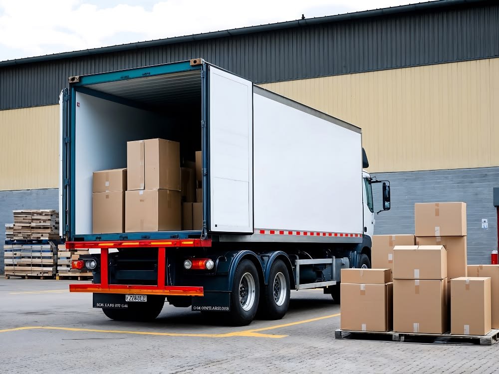 Closed box trailer for weather-protected cargo